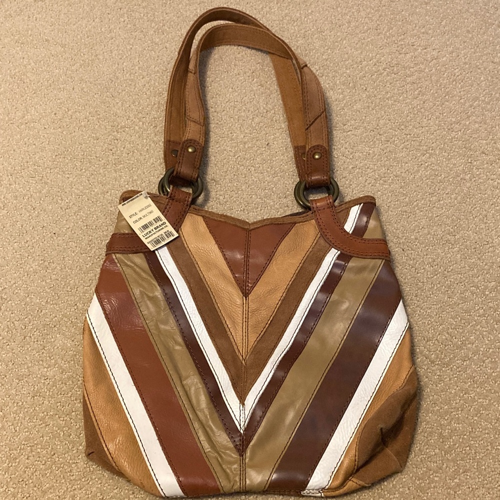 Lucky Brand leather handbag new with tag